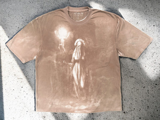 Mystic Voyager - Sun printed oversized T-shirt (front & back design)