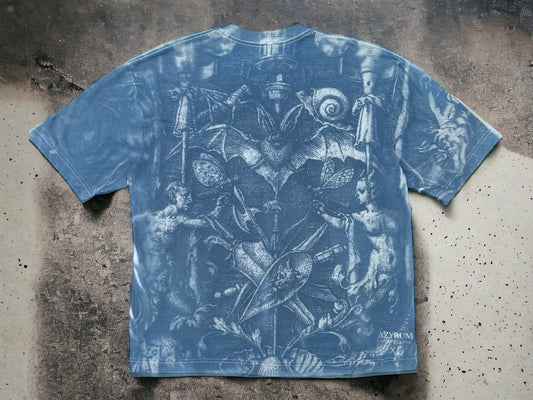 Dark Night - Sun printed oversized T-shirt (back design)